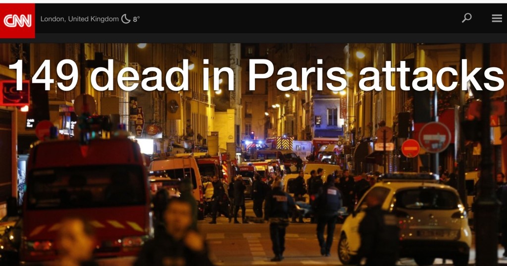 Трагическая ночь в&nbsp;Париже