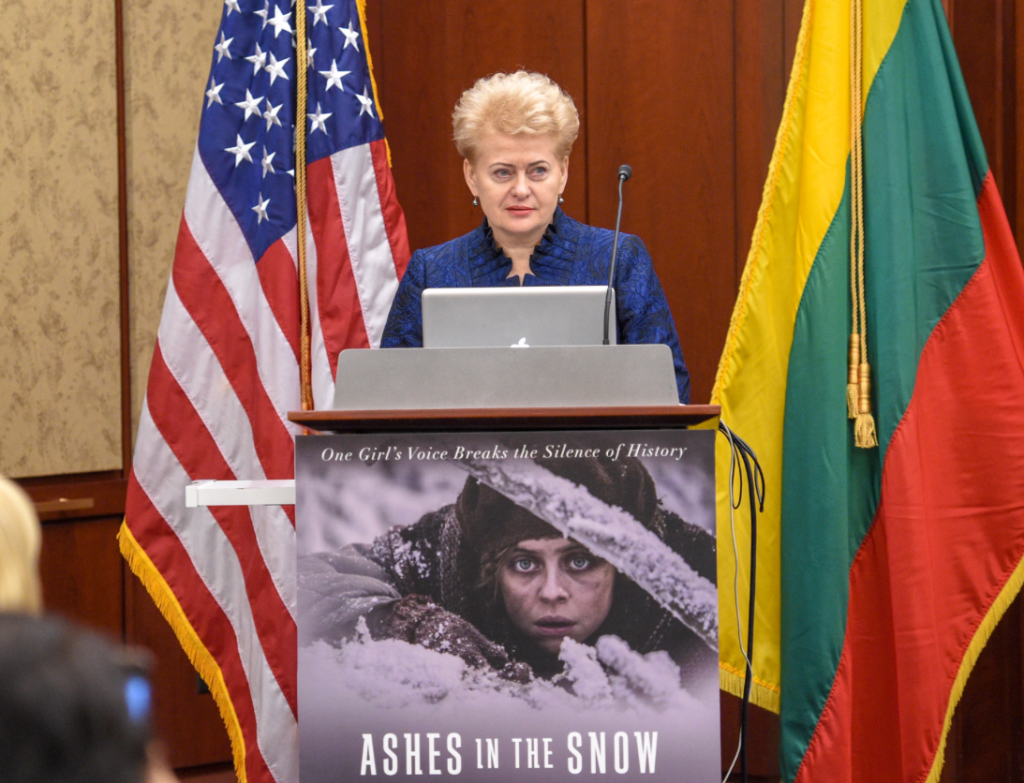 Даля Грибаускайте: Фильм «Пепел в снегу» поможет миру понять историю&nbsp;Литвы