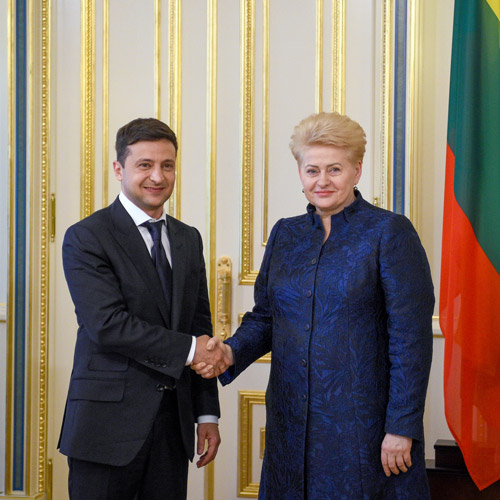 Состоялась встреча Дали Грибаускайте и Владимира&nbsp;Зеленского